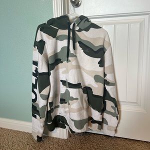 Mens Medium Camouflage Hollister Hoodie